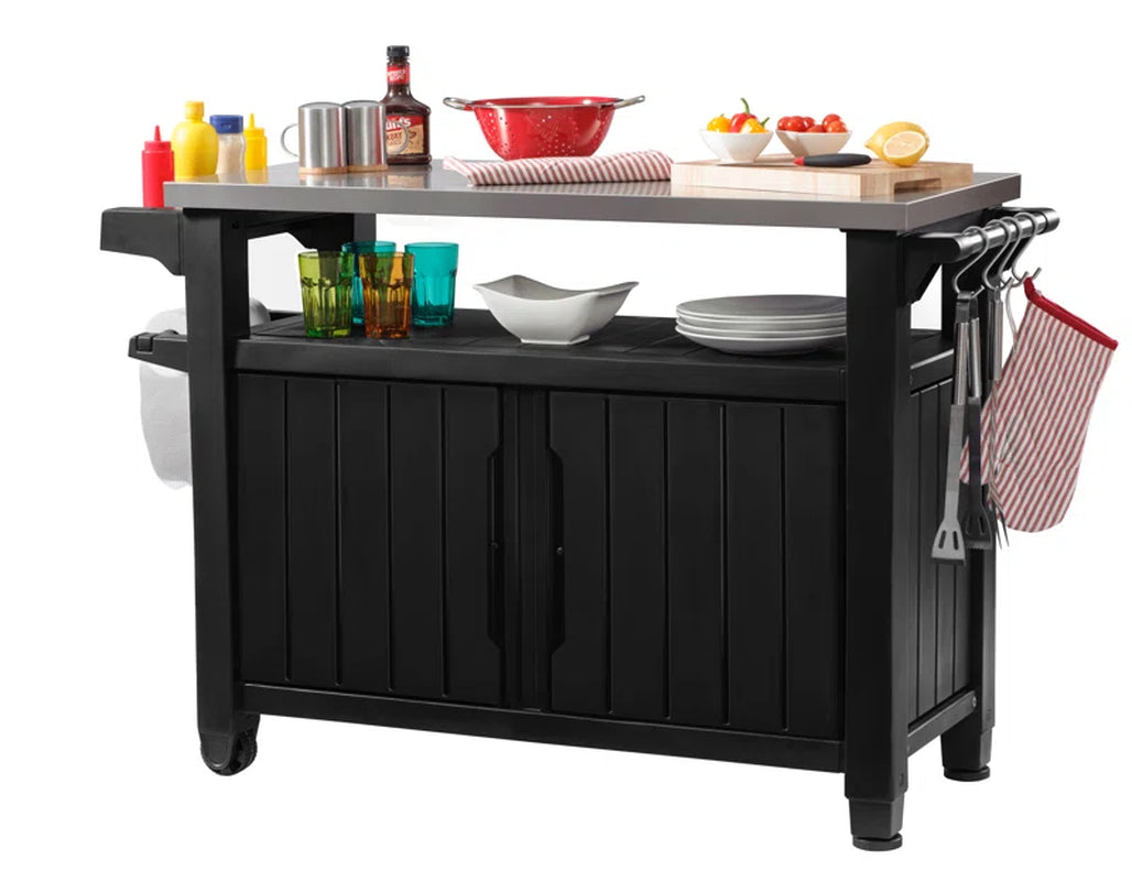 BBQ Table Garden Storage